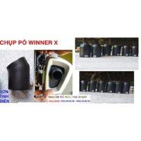 Chụp pô Winner X Sơn tĩnh điện 2020, Chụp ống xả Inox 304, Sơn tĩnh Điện