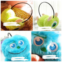 chụp tai giữ ấm gấu bông mike-sulley hoạt hình đáng yêu
