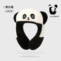 Chụp Tai Giữ Ấm Lông Mịn Hình Thú Cho Bé PVN2975