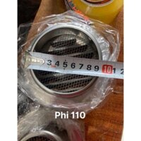 chụp thông hơi inox phi 75 90 110