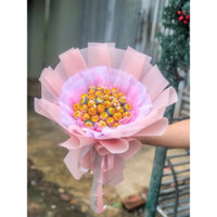Chupa Chups kẹo mút hương trái cây bó hoa 30 que - Bó hoa làm quà tặng, biếu trong mùa lễ hội.
