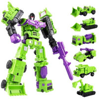 Chuyển 6 Trong 1 Mô Hình MINI Devastator 21CM Nhân Vật Hành Động Robot Đồ Chơi Nhựa Quà Tặng Tốt Nhất Bé Trai Mới
