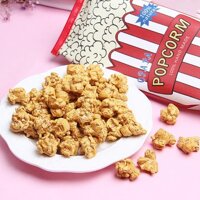 Chuyên Charm  Charm mô hình bỏng ngô, bắp rang bơ Popcorn trang trí nhà búp bê, tiểu cảnh, móc chìa khóa, DIY - Bắp caramen