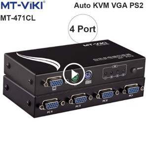 Chuyển đổi các máy tự động Auto KVM 4 Port - USB (MT-471CL)