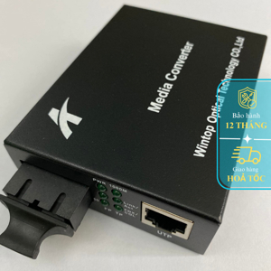 Chuyển đổi Quang-Điện Gigabit Ethernet Media WINTOP YT-8110GSA-11-20-AS