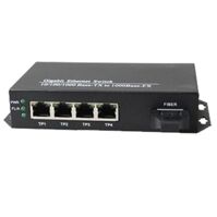 Chuyển đổi Quang Điện Media Converter BTON BT-914SM-20A 4 Ethernet Port