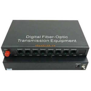 Chuyển đổi Quang-Điện Telephone converter 8 kênh Bton BT-8PF-T/R