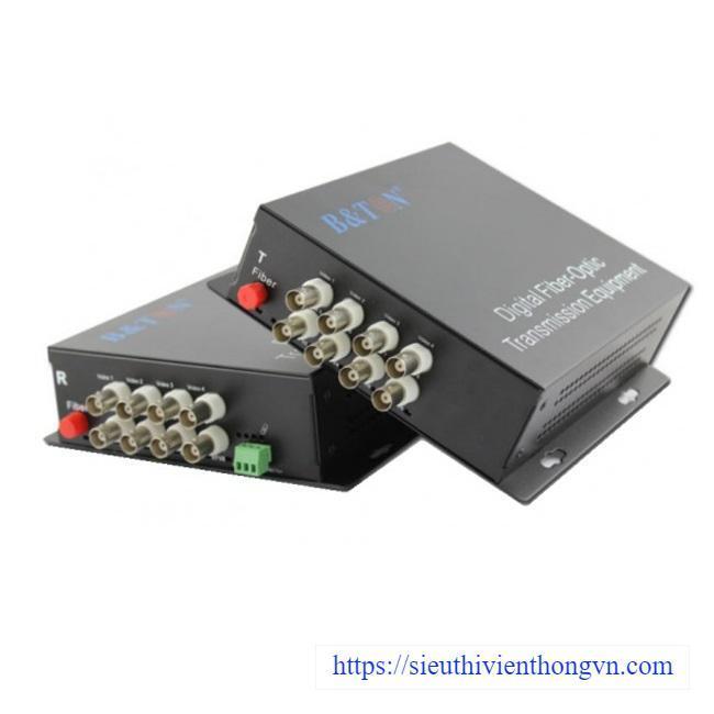Chuyển đổi Quang-điện Video 8 kênh Converter Bton BT-H8V1DF-T/R