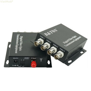 Chuyển đổi Quang-điện Video và Audio 4 kênh Converter BTON BT-4V1D1A↑↓F-T/R