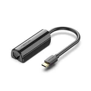 Chuyển đổi Type C to RJ45 LAN (10/100) dài 15cm Vention CFABB