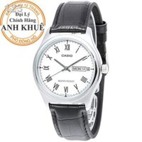 【chuyên gia săn sale】♛♀Đồng hồ nam dây da Casio Anh Khuê MTP-V006L-7BUDF