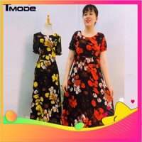 [CHUYÊN HÀNG ĐỘC QUYỀN THIẾT KẾ]ĐẦM BIG SIZE CHE BỤNG VOAN HOA VINTAGE DUYÊN DÁNG - TP1907
