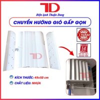Chuyển hướng gió bằng sắt hoặc nhựa cao cấp, mặt nạ dành cho cục nóng điều hoà - 49x50cm nhựa gấp gọn