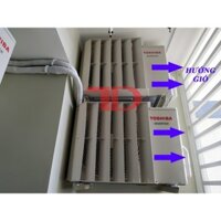 Chuyển hướng gió dàn nóng điều hòa 2HP đến 3HP, mặt nạ LOUVER chuyển hướng gió Thái Lan, Điện lạnh Thuận Dung