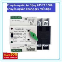 Chuyển nguồn không gián đoạn ATS 2P 100A 4P 100A - chuyển nguồn không gây mất điện NAKASI