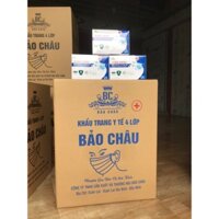 (chuyên sỉ) 50 hộp khẩu trang y tế bảo châu mask