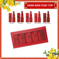 CHUYEN SI [HÀNG MỚI VỀ] Set son sáp 3CE 5 cây mini tone đỏ