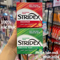 💥Chuyên Sỉ & Lẻ 💥Miếng lau giảm mụn stridex 55 pads BHA 0.5% / 2% Làm sạch, thu nhỏ lỗ chân lông loại bỏ