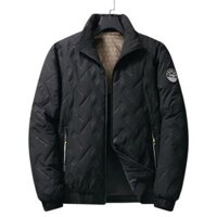 Chuyuchuyi Cotton Áo Khoác Nam Mùa Đông Đen Xám Xanh M-6XL