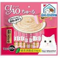Ciao - Súp thưởng cho mèo CIAO CHURU cá ngừ Nhật Bản 20 thanh [ hàng nhập thái]