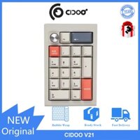 CIDOO V21 RGB keyboard aluminum lump lump three mode numeric keypad