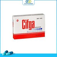 Cifga Ciprofloxacin 500mg DHG Hậu Giang (H/20v)