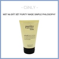 [CiiNLY] Mặt Nạ Đất Sét Philosophy Purity Made Simple Mask 120ml