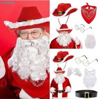 Ciling 4 5 Cái Ông Già Noel Trang Phục Giáng Sinh Cao Cấp Ông Già Noel Phù Hợp Với Disguises Santa Giả Râu Găng Tay Thắt Lưng Kính Cho Adu