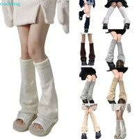 Ciling Jk Tất Gothic Giữ Ấm Chân Tất Jk Vớ Bông Tai Kẹp Dài Tất Slouch Tất