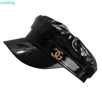 Ciling Punk PU Mũ Nồi Cho Nữ Cô Gái Phổ Biến Thuyền Trưởng Thủy Thủ Mũ Thoáng Mát Chauffeur Mũ Thanh Lịch Newsboys Mũ Họa Sĩ Hà