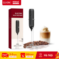 Cilton Máy tạo bọt sữa điện cầm tay có thể sạc lại Máy đánh trứng bền mạnh mẽ cho Cappuccino Latte Sôcôla nóng