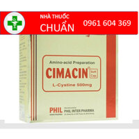 CIMACIN Lcystine 500mg viên uống đẹp da tóc móng hộp 60 viên