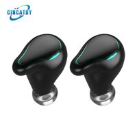 CINCATDY Tai Nghe Bluetooth V5.0 Earbuds Gaming Headphone True Wireless Headset SK1 - Hàng Chính Hãng - Black