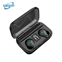 CINCATDY Tai Nghe Bluetooth V5.0 Earbuds Gaming Headphone True Wireless Headset - Hàng Chính Hãng - Black