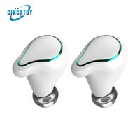 CINCATDY Tai Nghe Bluetooth V5.0 Earbuds Gaming Headphone True Wireless Headset SK1 - Hàng Chính Hãng - White