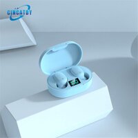 CINCATDY Tai Nghe Bluetooth V5.0 Earbuds Gaming Headphone True Wireless Headset E6S - Hàng Chính Hãng - Blue