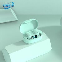 CINCATDY Tai Nghe Bluetooth V5.0 Earbuds Gaming Headphone True Wireless Headset E6S - Hàng Chính Hãng - Green