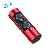 CINCATDY Tai Nghe Gaming True Wireless Earbuds Headphone Bluetooth V5.0 Phiên Bản Nâng Cấp Headset K-08 - Red