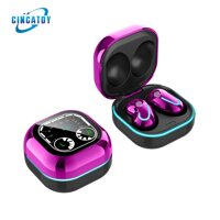 CINCATDY Tai Nghe Gaming True Wireless Earbuds Headphone Bluetooth V5.0 Phiên Bản Nâng Cấp Headset Dock Sạc có Led Báo Pin Kép S6 SE - Red