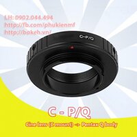 Cine C mount - Pentax Q ( C-PQ )