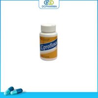 Ciprofloxacin 500mg Domesco (Lọ/100v)