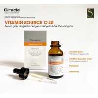 Ciracle Vitamin C20-[Hàng Nhập Khẩu] Tinh chất giúp làm mờ vết thâm, sáng da, chống lão hoá.