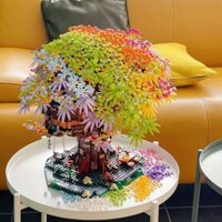 Ciro [Hàng Có Sẵn Sẵn] Đồ Chơi Lego Ngôi Nhà Cây Cầu Vồng Phát Sáng Dành Cho Bé Gái