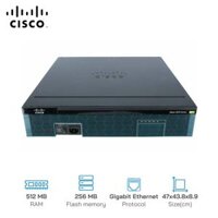 Cisco 2921 Voice Bundle, PVDM3-32, UC License PAK, FL-CUBE10 - (CISCO2921-V/K9) + 1 VWIC3-1MFT-T1/E1