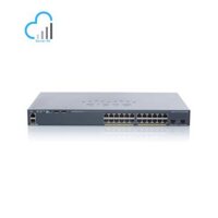 Cisco Catalyst 2960-X 24 GigE, 2 x 10G SFP+, LAN Base, WS-C2960X-24TD-L