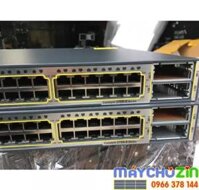 Cisco catalyst WS-C3750E-24TD-S switch Layer 3 24 cổng LAN 1G