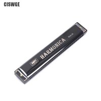 CISWGEShinning Ngày 24 Lỗ Key Của C Chơi Harmonica Kèn Harmonica Tremolo Kèn Ác Mô Ni Ca Hai Hàng Nhạc Blues