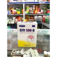 CITI 500-D - GIÚP BỔ NÃO - TĂNG CƯỜNG LƯU THÔNG MÁU - TĂNG CƯỜNG TRÍ NHỚ