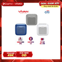 [Citibank Giảm 100K Cho Đơn 500K - Áp Dụng HCM & HN] Loa TWS Bluetooth 5.0 VIVAN VS1 Chính Hãng Chất Âm Tốt Bass Mạnh Chống Nước IPX5 5W Thời Lượng Pin Dài Đến 10H BẢO HÀNH 12 THÁNG 1 ĐỔI 1