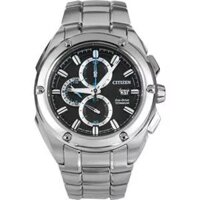 Citizen CA021051E NIGHTHAWK Eco-Drive  Titanium Quartz Watch 46mm